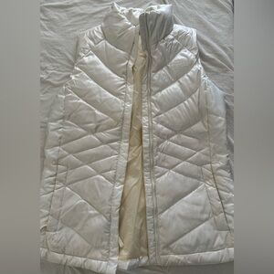 The North Face Women's White Quilted Vest